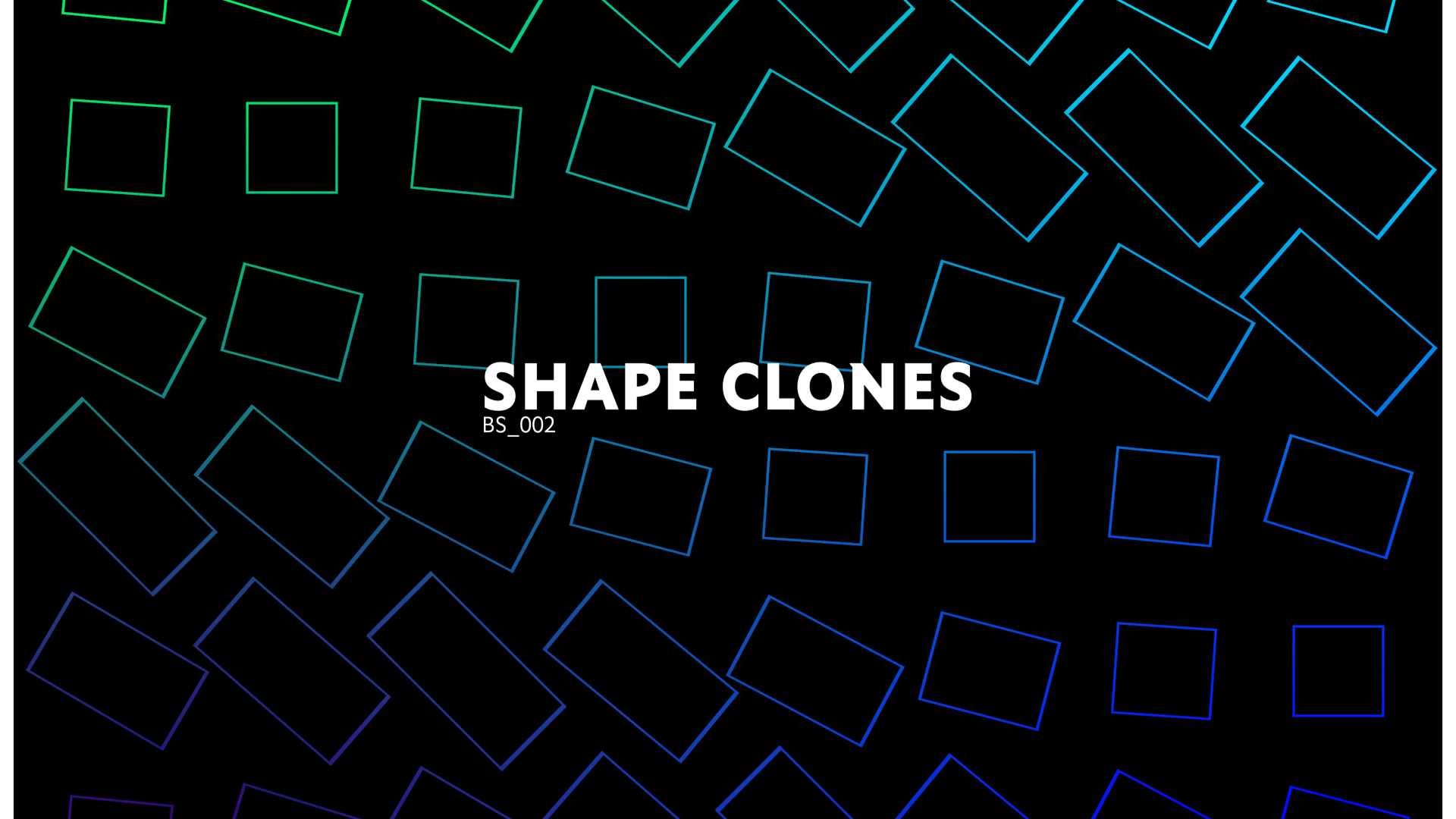 Load video: Preview the Shape Clones Pack from Blank Screen.